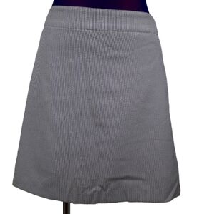 Lady Hagen Purple and White Seersucker Golf Skort Size 8 Women's‎